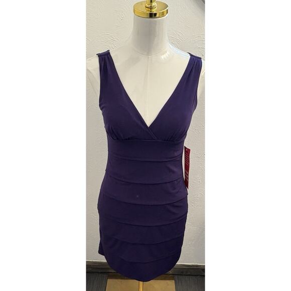 Sweet Storm Y2K Purple Bandage Dress Size Small NWT - Picture 1 of 7
